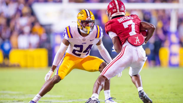 LSU cornerback Jarrick Bernard-Converse